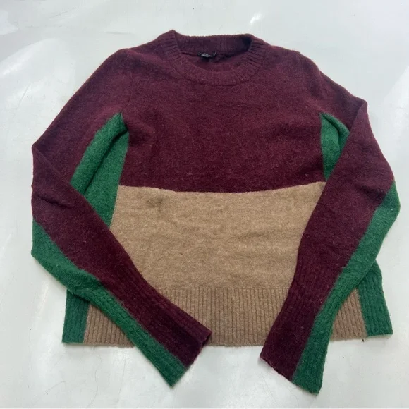 COS women’s alpaca-blend multicolor sweater S L37-27 - Picture 2 of 6